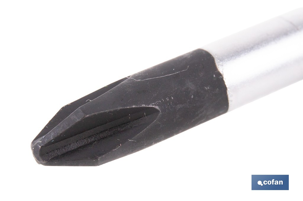 Destornillador corto de carrocero de Phillips, Pozidrive y plano. - Imagen 4