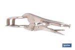 Tenaza Grip con mordazas | Apta para chapa | Longitud 8" a 11"