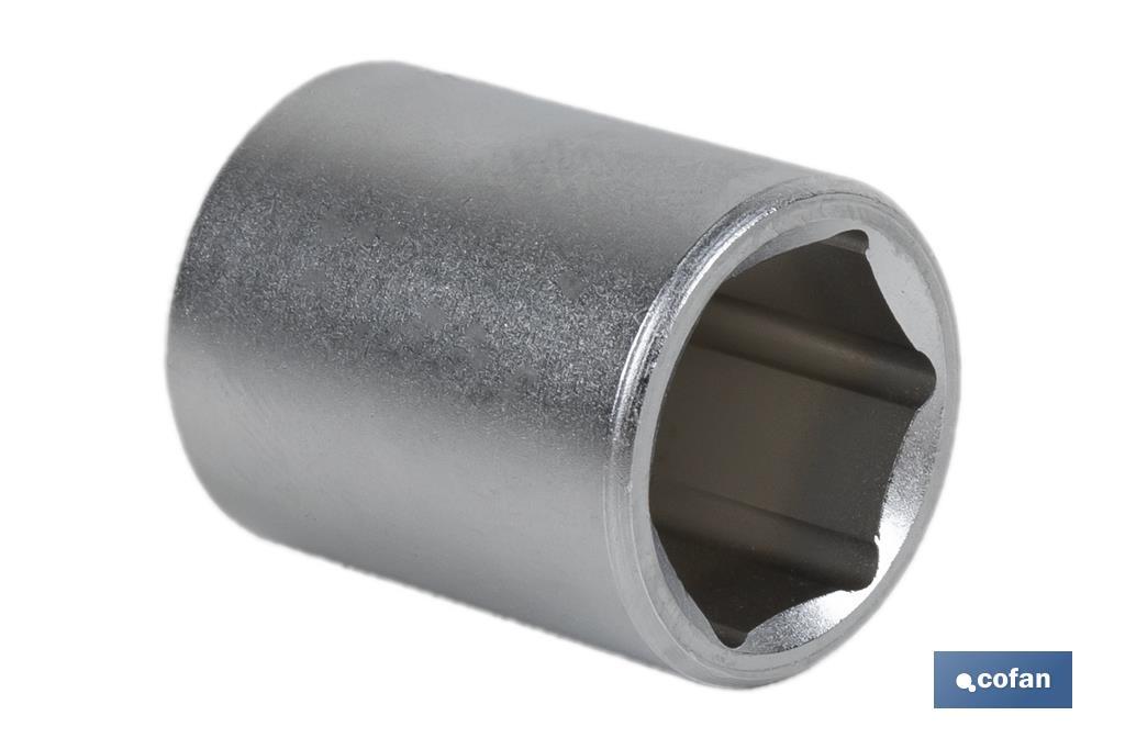 LLave de Vaso métrico 1/4" | 6 caras hexagonal | Medidas desde 4 a 14 mm