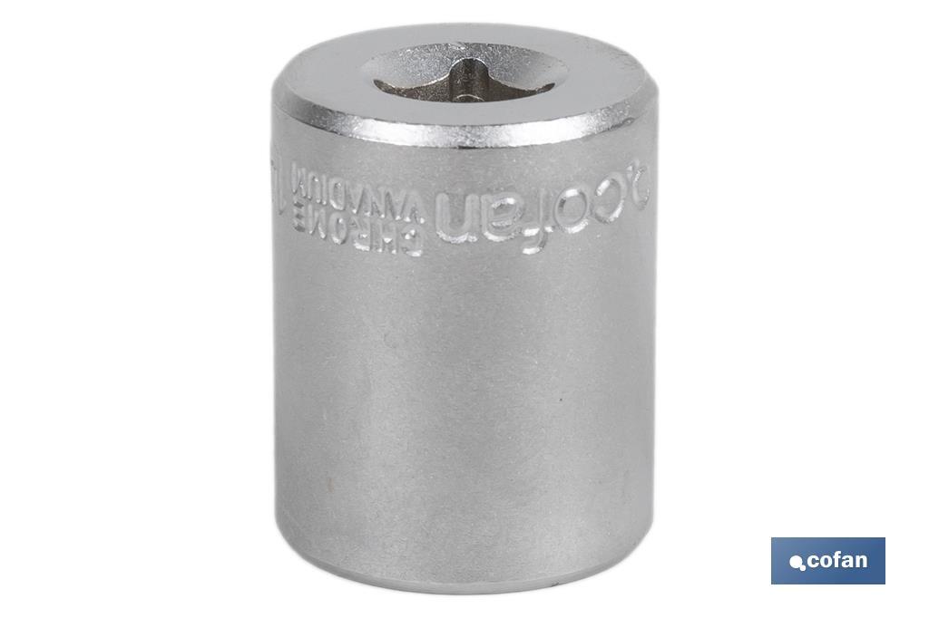 LLave de Vaso métrico 1/4" | 6 caras hexagonal | Medidas desde 4 a 14 mm - Imagen 4