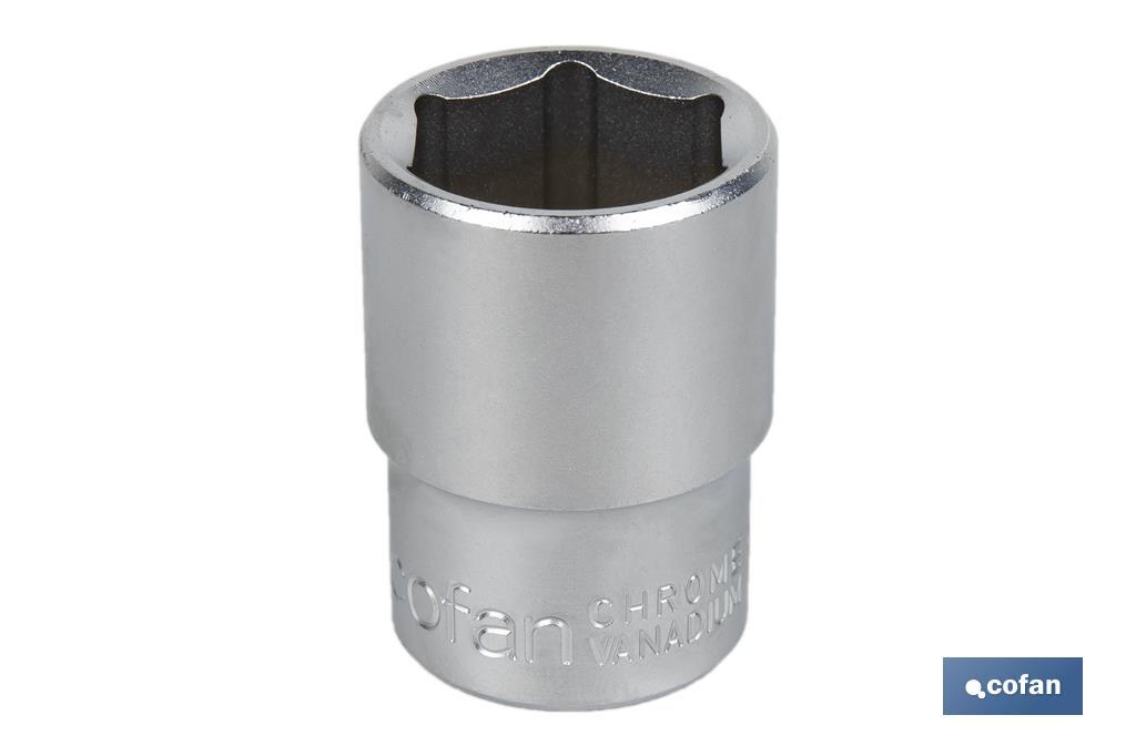 LLave de Vaso métrico 3/8" | 6 caras hexagonal | Medidas desde 8 a 22 mm