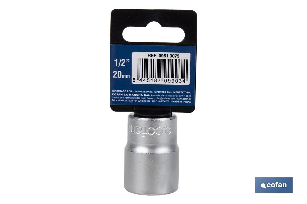 LLave de Vaso métrico 1/2" | 6 caras hexagonal | Medidas desde 8 a 32 mm - Imagen 4