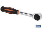 Carraca dual de doble acción | Carraca de 1/4" y de 1/2" | 52 dientes | Giro izquierda y derecha