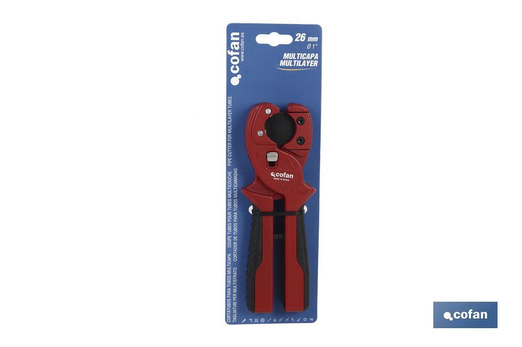 CORTATUBOS TIJERA MULTICAPA 26 mm (1) - Imagen 2