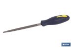 Lima triangular delgada | Modelo extrafina | Dos medidas disponibles | Mango intercambiable y ergonómico