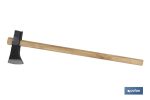MAZA CUÑA 240 X 50 MM CON MANGO DE MADERA 900 MM 3000 G