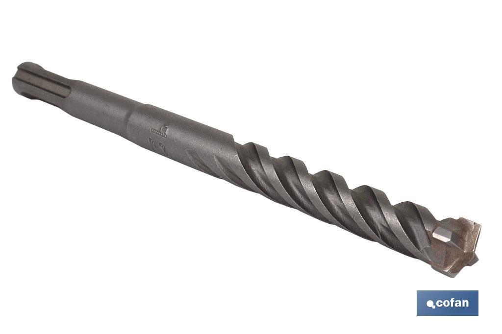 Brocas SDS PLUS para muros 4 puntas - Imagen 2