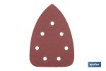 Hojas de lija para lijadora de detalle (Mouse) | Pack de 5 hojas de lija triangulares | Material: óxido de aluminio | Disponibles en diferentes granos