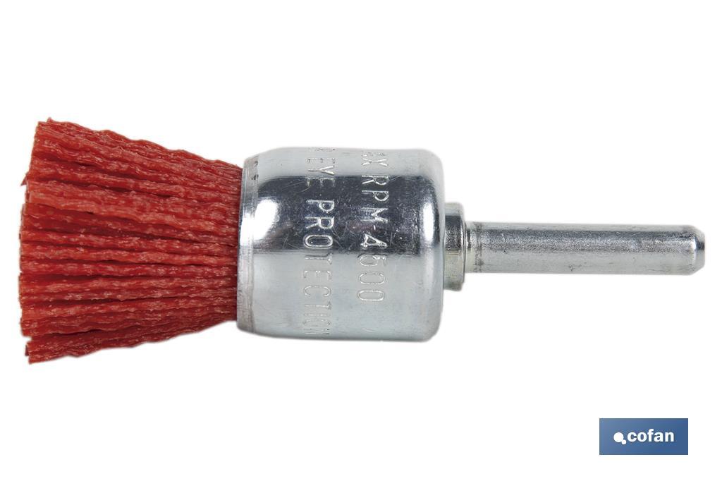 CEPILLO BROCHA DE NYLON 6 MM X Ø25 - Imagen 2