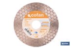 Disco porcelánico para corte, lijado y desbaste | Corte en seco de cerámica, porcelánico y gres | Disponible en diferentes medidas