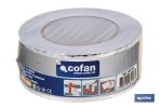Cinta Adhesiva de Aluminio 30 Micras | Color aluminio