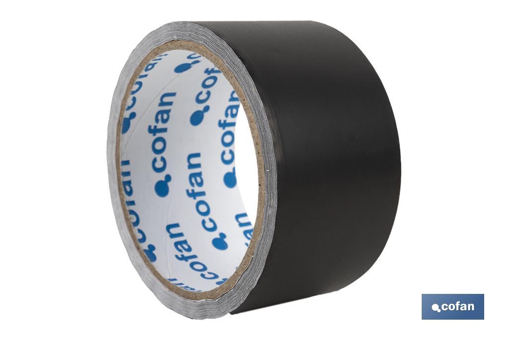 CINTA DE ALUMINIO NEGRA 30 MICRAS 50 MM X 10 M - Imagen 2