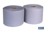 Bobina industrial | Papel ecológico | Pack de 2 Rollos | Peso rollo 3 kilos 250 metros