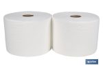 Bobinas industriales de papel secamanos | Papel extralaminado de doble capa | Pack de 2 o 6 unidades