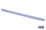 Cantonera de espuma de tipo CM | Material: polietileno | Longitud: 1 m | Color: azul claro | Protección de aristas y bordes