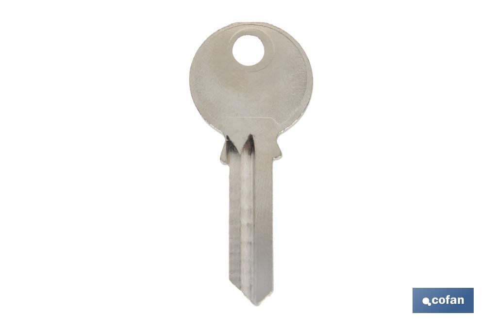 LLAVE EN BRUTO PARA CANDADO 70-90 mm (REF 10403113-14)