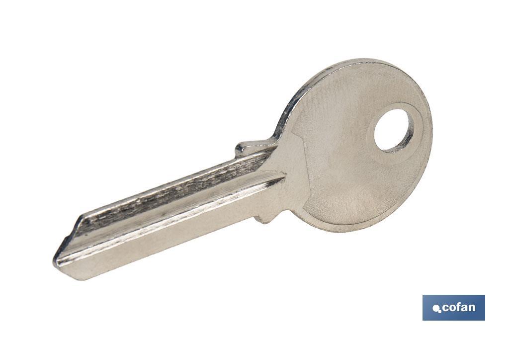 LLAVE EN BRUTO PARA CANDADO 70-90 mm (REF 10403113-14) - Imagen 2