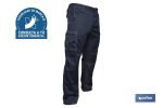 Pantalón de Trabajo Elástico Tipo Denim | Tallas de la 38 a la 64 | Color Azul Marino