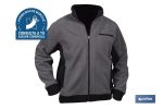 Chaqueta Polar de Trabajo | Modelo Walker | Composición: 100% poliéster | Color Gris/Negro
