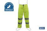 Pantalón de Lluvia de Alta Visibilidad | Tallas desde la S hasta la XXXL | Color amarillo