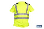 Camiseta de alta visibilidad modelo Atlas | Color: amarillo y negro | Bandas reflectantes | Clase 2 EN ISO 20471 | Disponible desde la talla S hasta la XXXL