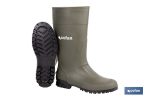 Bota de Agua | Alta | Fabricada PVC | Color Verde | Recubrimiento Interior de Punto