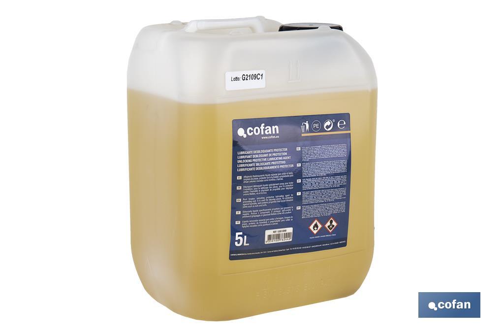 LUBRICANTE DESBLOQUEANTE PROTECTOR COFAN 5 L - Imagen 4