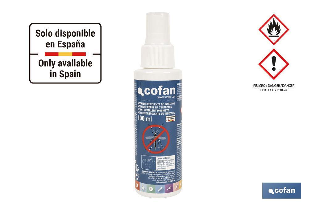 MOSKIBYE REPELENTE DE INSECTOS 100 ML
