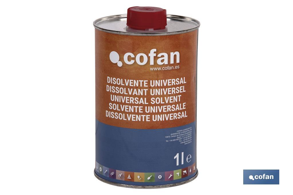 DISOLVENTE UNIVERSAL COFAN (1 L) - Imagen 2