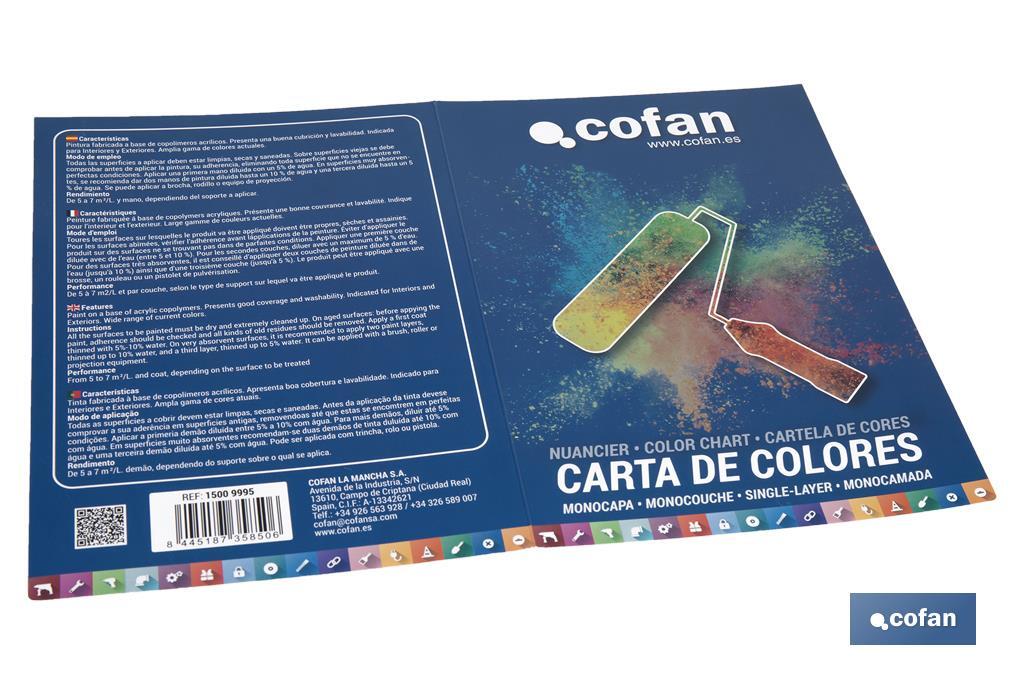 CARTA DE COLORES PINTURA PLASTICA MONOCAPA - Imagen 4