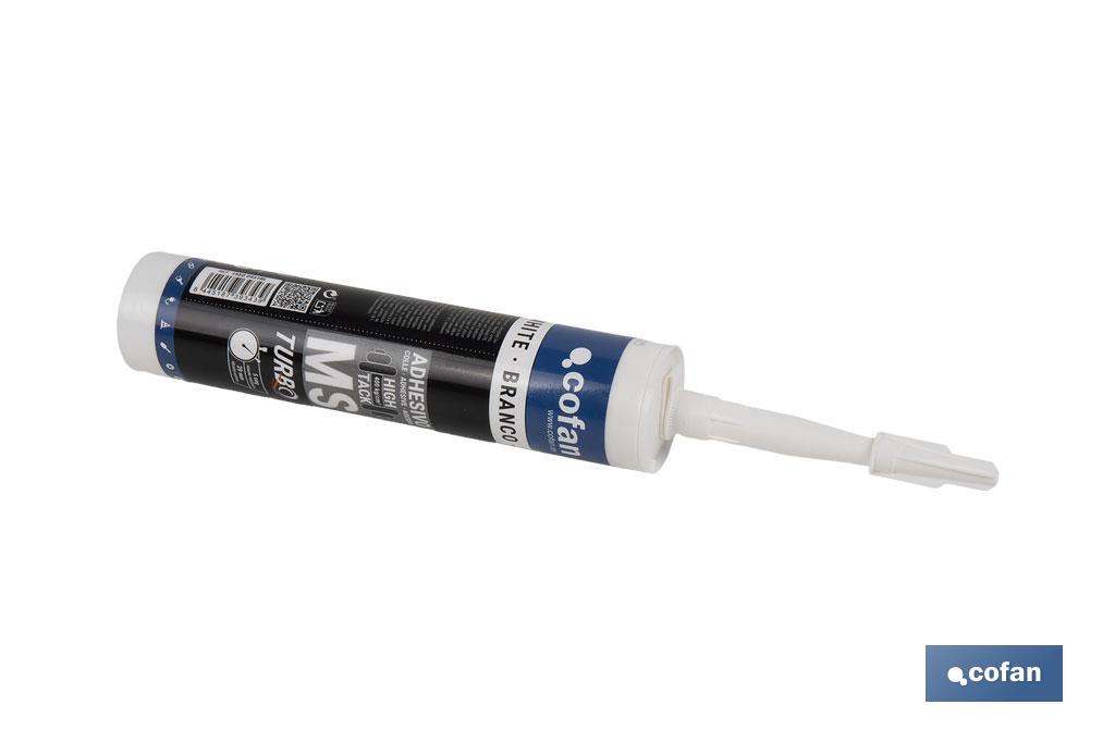 ADHESIVO MS TURBO HIGH TACK 290 ML BLANCO - Imagen 3