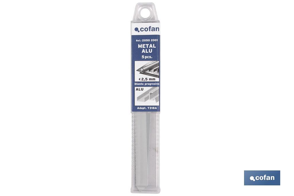 Sierras Calar (5 pcs) "Metal/Aluminio" - Imagen 2
