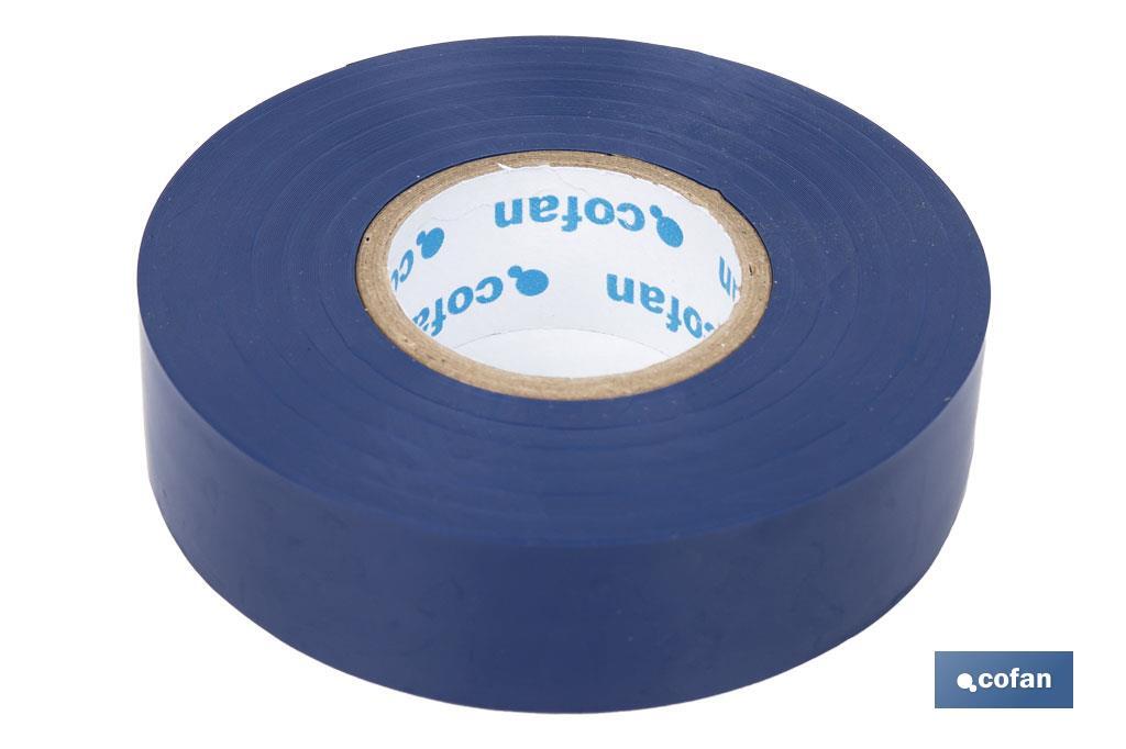 Cinta Aislante 180 Micras | Color azul | Resistente al voltaje, al calor y a diferentes ácidos y alcalinos - Imagen 4