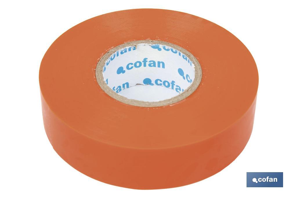 Cinta Aislante 180 Micras | Color naranja | Resistente al voltaje, al calor y a diferentes ácidos y alcalinos - Imagen 4