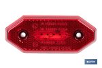 LUZ TRASERA LED CON REFLECTOR 12V/24V ROJA