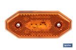 LUZ LATERAL LED CON REFLECTOR 12V/24V NARANJA