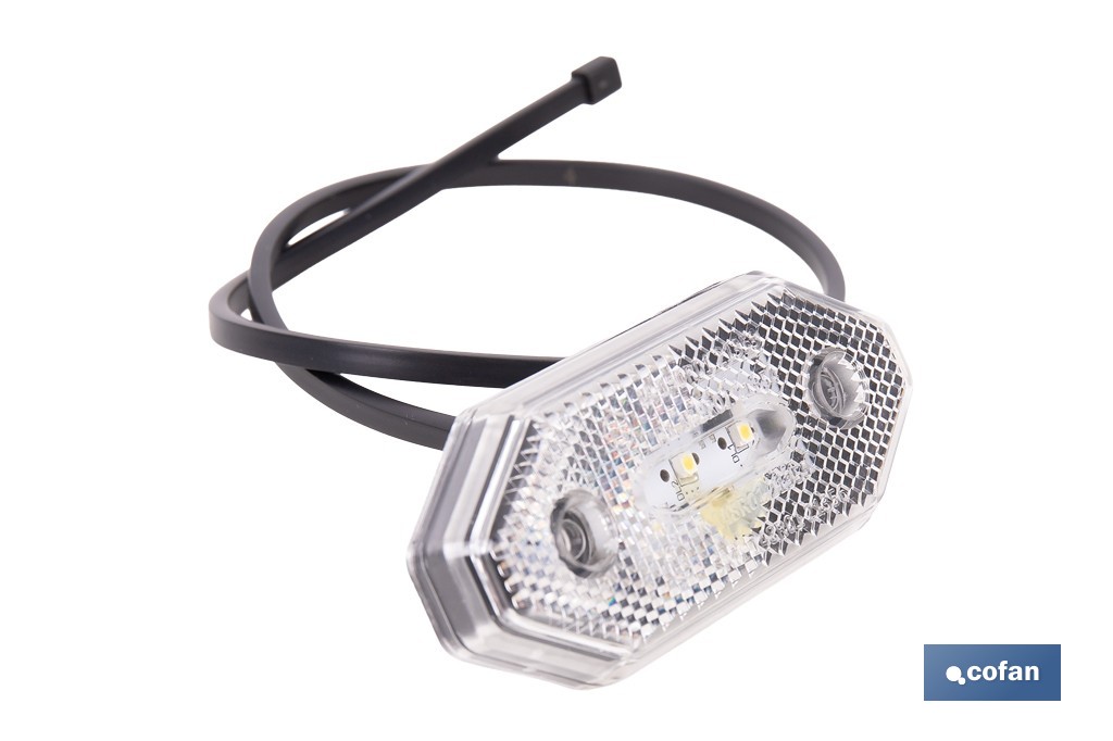 LUZ FRONTAL LED CON REFLECTOR 12V/24V BLANCA - Imagen 4
