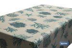 ROLLO MANTEL ANTIMANCHAS RESINADO 1,40 x 20m 50% ALG/50% POL. MAR