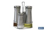 SET ACEITERA INOX 230ml-120ml