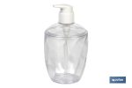 Dosificador de Jabón Transparente | Dispensador de jabón líquido | Capacidad: 0.43 L | Fabricado en polipropileno