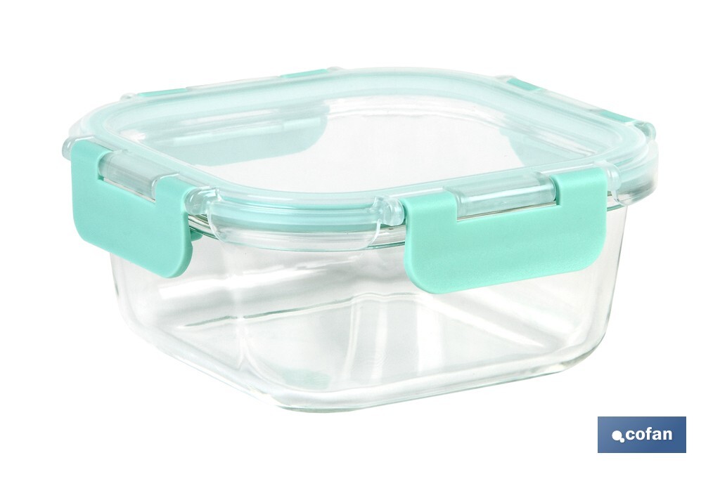 SET DE 2 RECIPIENTES DE BOROSILICATO MODELO AGATHA 520 ML - 800 ML - Imagen 2