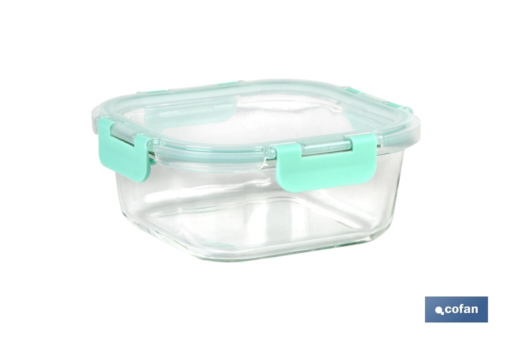 SET DE 2 RECIPIENTES DE BOROSILICATO MODELO AGATHA 520 ML - 800 ML - Imagen 3