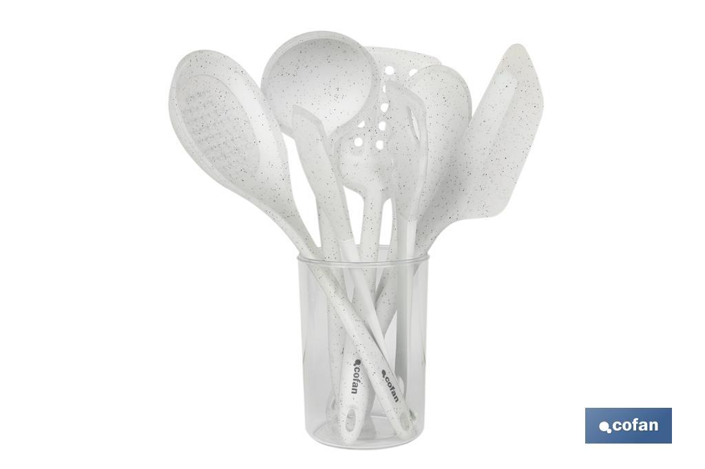 SET DE 8 UTENSILIOS DE COCINA GAMA BACH - Imagen 2