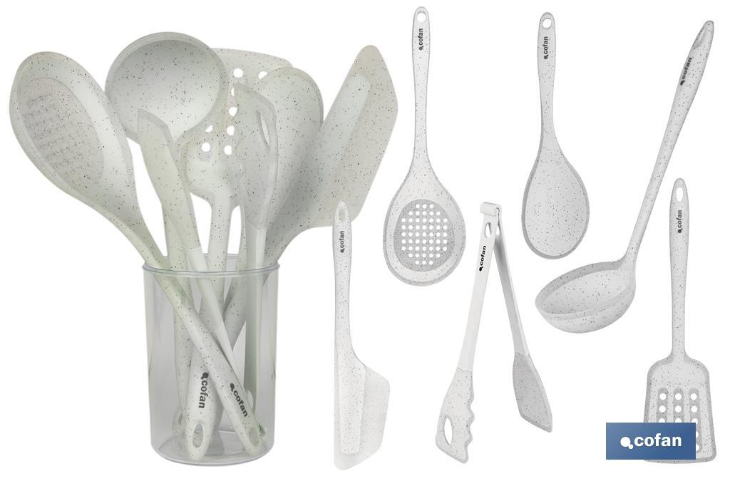 SET DE 8 UTENSILIOS DE COCINA GAMA BACH