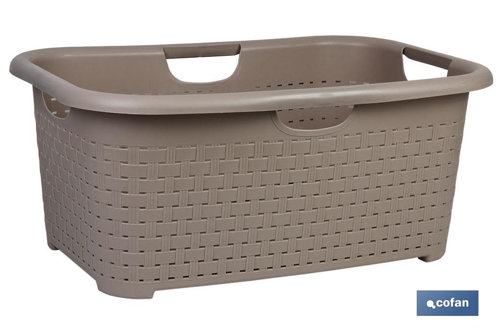 Cesta Multiusos de Polipropileno | Modelo Marsella | Varios Colores | Medidas 59 x 38 x 26 cm - Imagen 2
