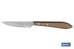PACK 3 CUCHILLO DE MESA CON FILO HOJA 10cm MODELO GULASH COLOR NOGAL