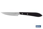 PACK 3 CUCHILLO DE MESA CON FILO HOJA 10cm MODELO GULASH NEGRO