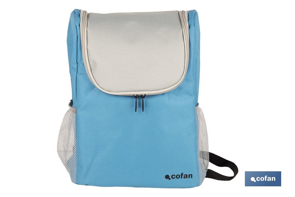MOCHILA NEVERA COLOR AZUL/GRIS CLARO 10 L - Imagen 2