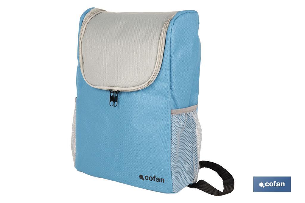 MOCHILA NEVERA COLOR AZUL/GRIS CLARO 10 L - Imagen 3