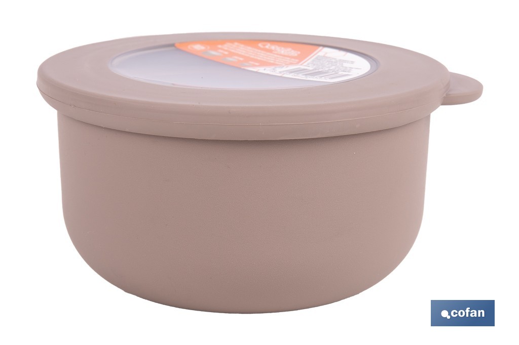 SET DE 3 RECIPIENTES REDONDOS CON TAPA 100 ML, 250 ML, 500 ML - Imagen 3